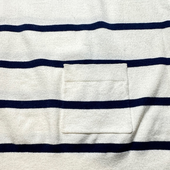 Wool Blend VINEYARD VINES | NWT Stripe Crewneck Patch Pocket Sweater Jumper - Picture 10 of 15